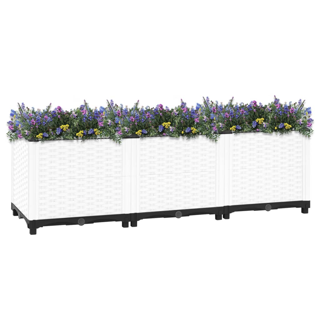 Raised bed 120x40x38 cm polypropylene