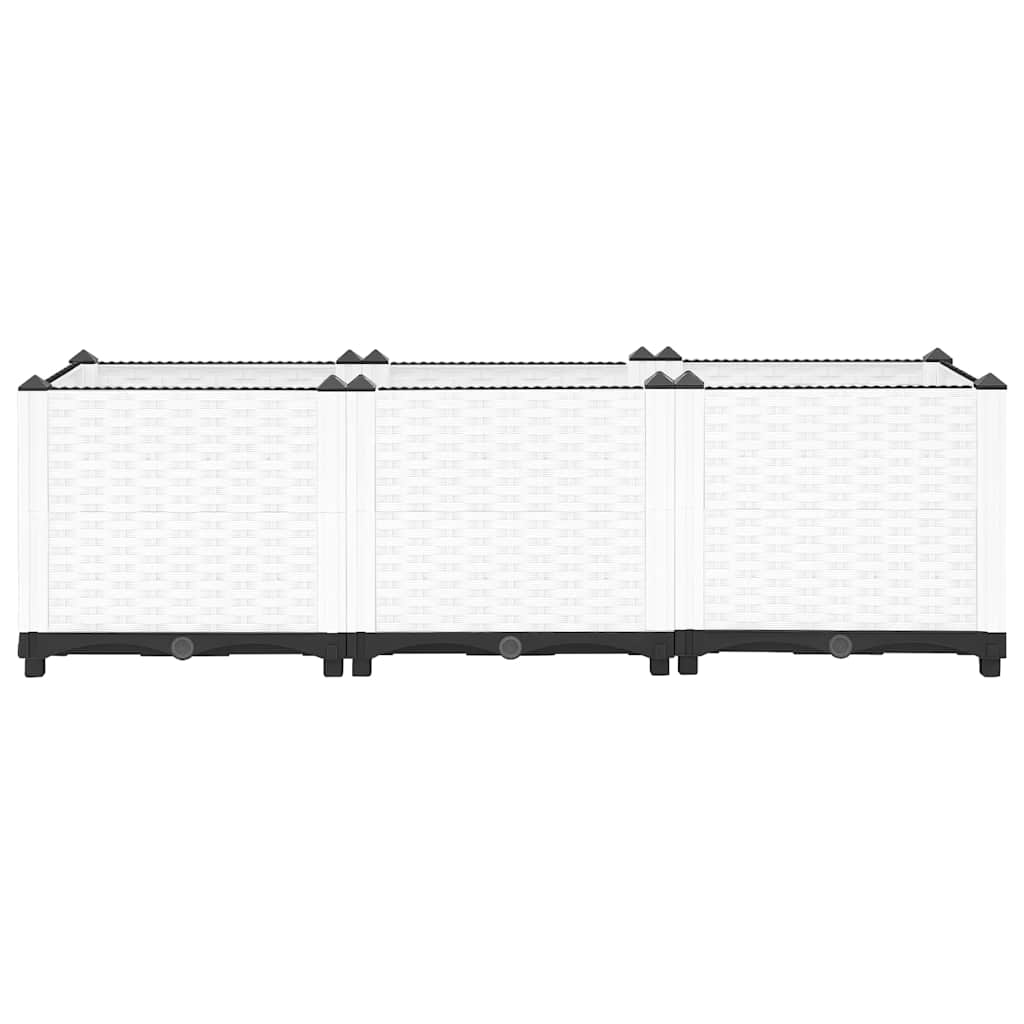 Raised bed 120x40x38 cm polypropylene