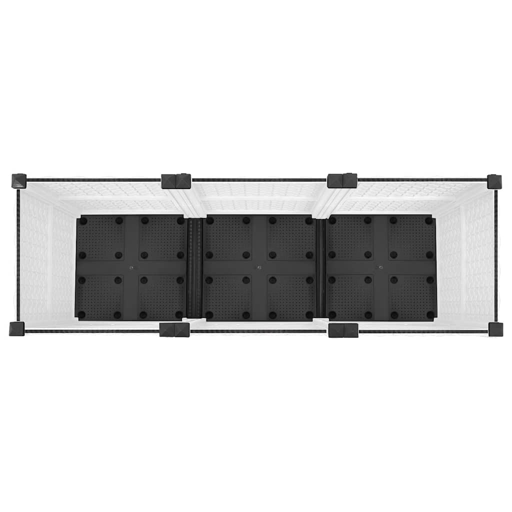 Raised bed 120x40x38 cm polypropylene