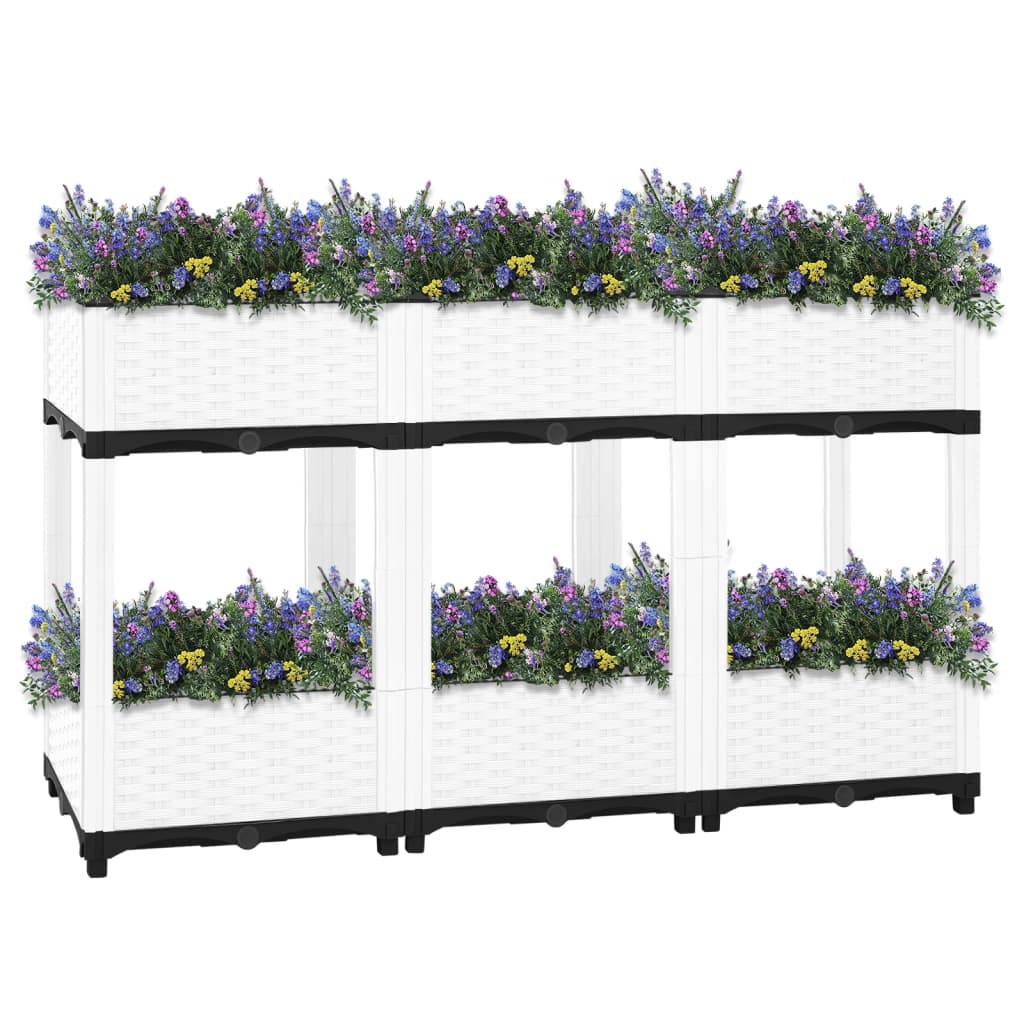 Hochbeet 120x40x71 cm Polypropylen