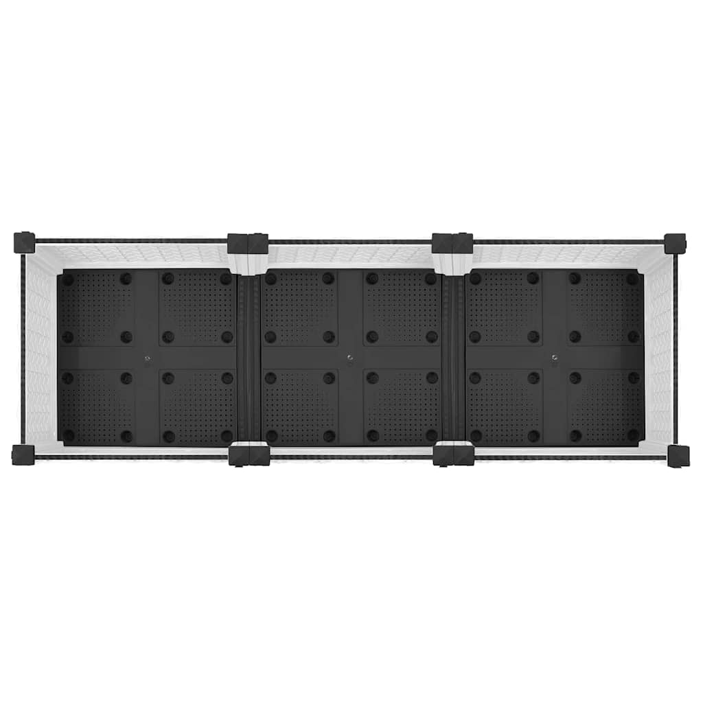 Hochbeet 120x40x71 cm Polypropylen