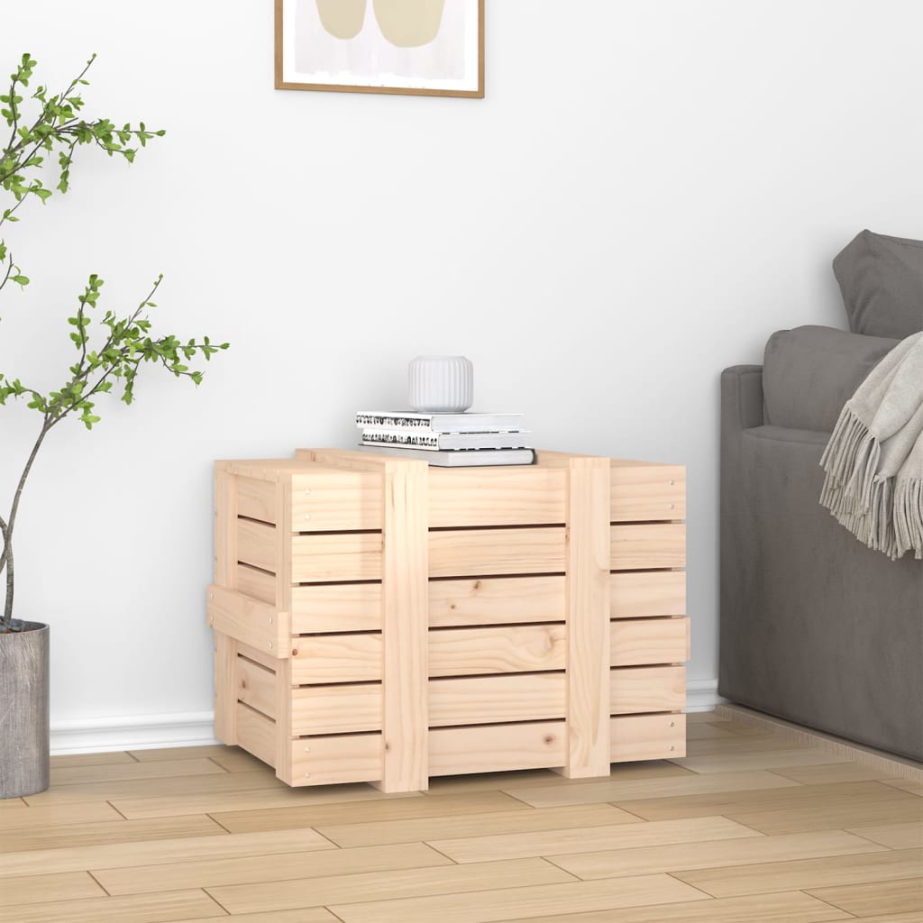 Chest 58x40.5x42 cm solid pine wood