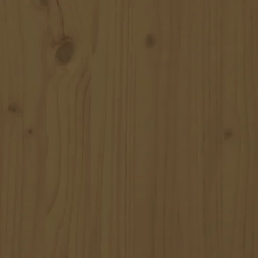 Chest honey brown 91x40.5x42 cm solid pine wood