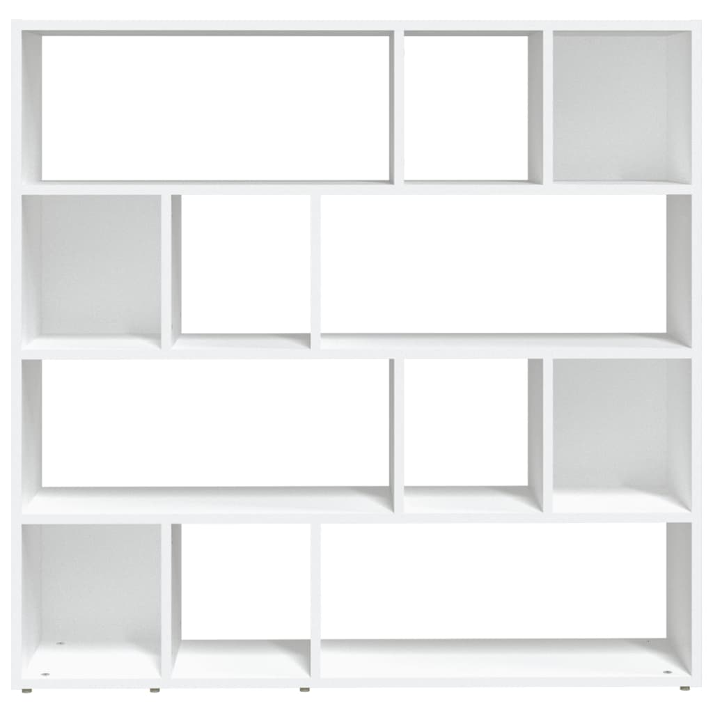 Bibliothèque/séparateur de pièce blanc 105x24x102 cm