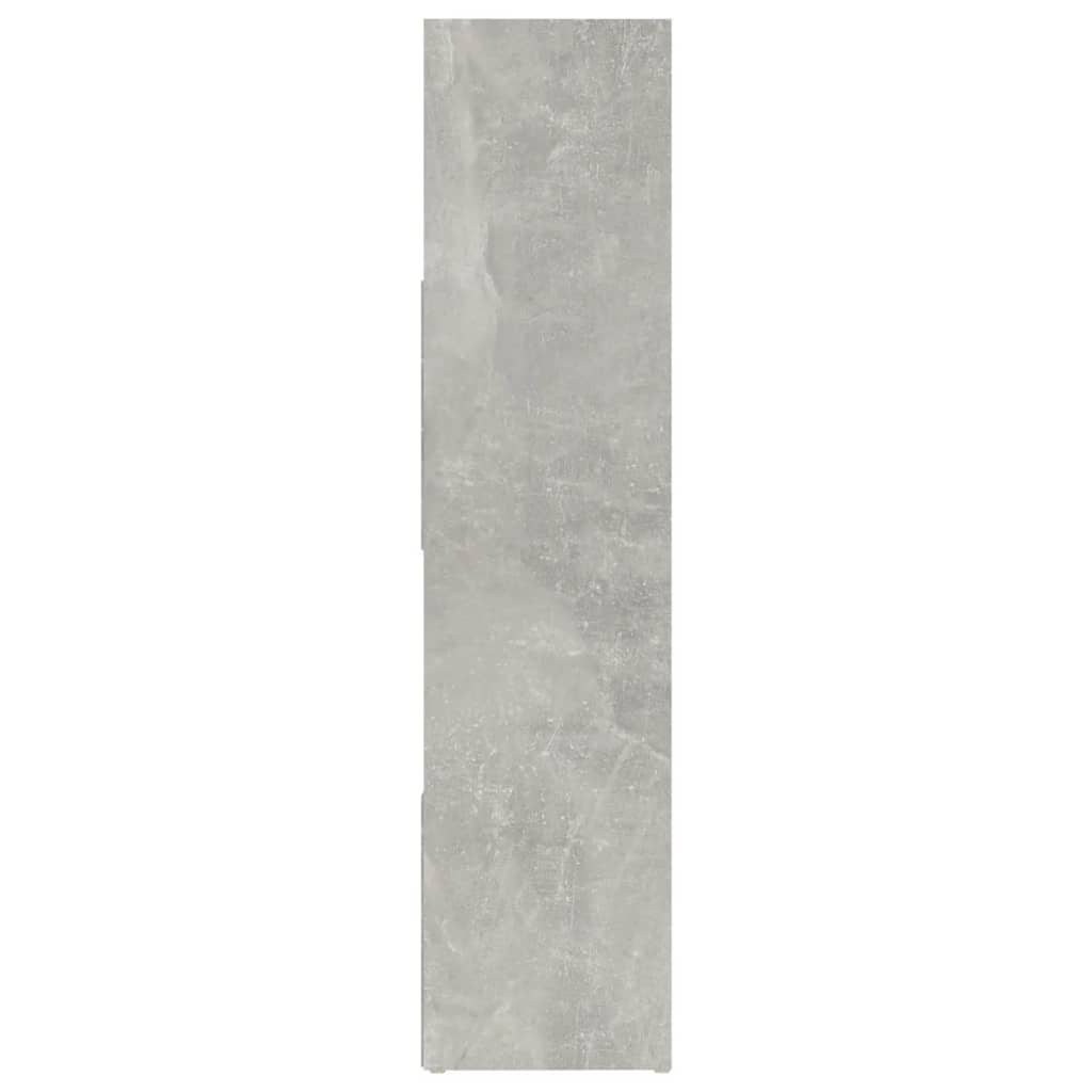 Bibliothèque/séparateur de pièce gris béton 105x24x102 cm