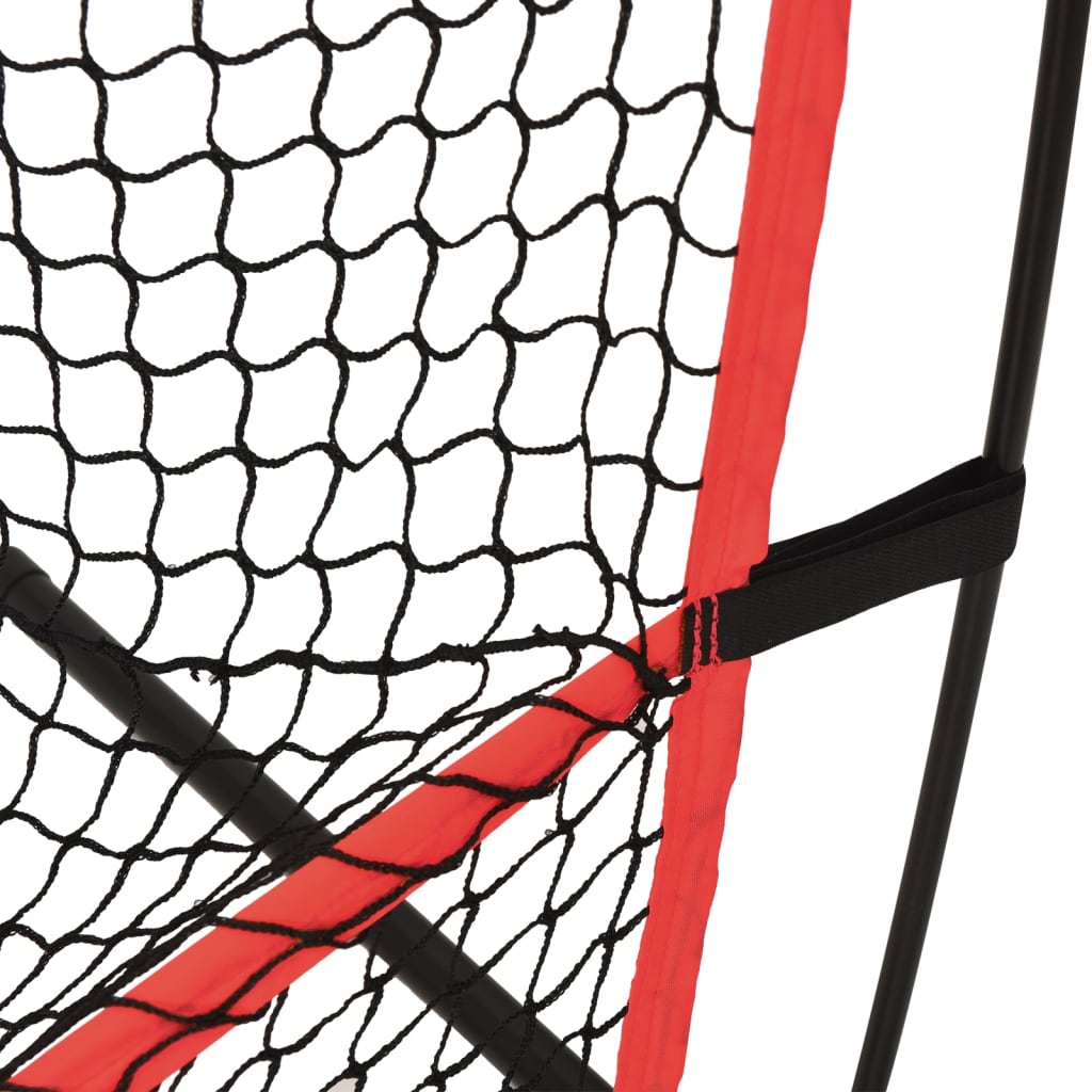 Baseball Net Portable Black and Red 215x107x216 cm Polyester