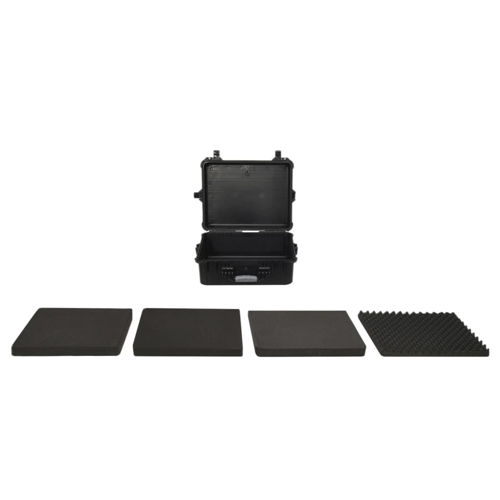 Valise de vol portable noire 55x43x21 cm PP