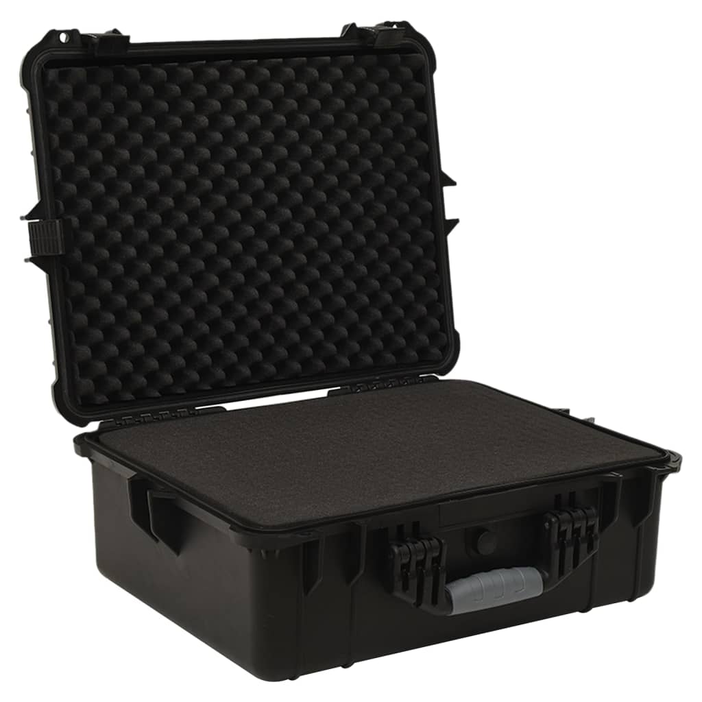 Valise de vol portable noire 55x43x21 cm PP