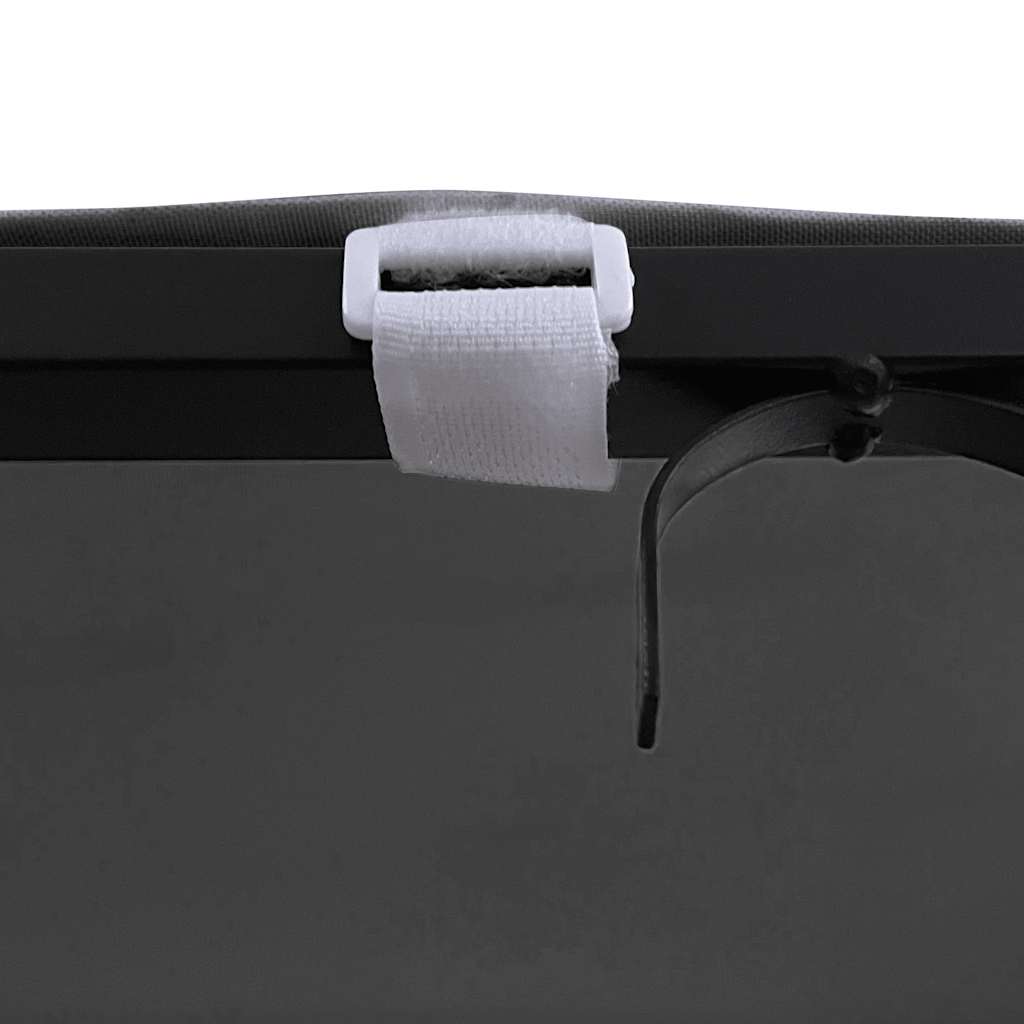 Store banne anthracite 4x3 m 180 g/m² tissu et acier