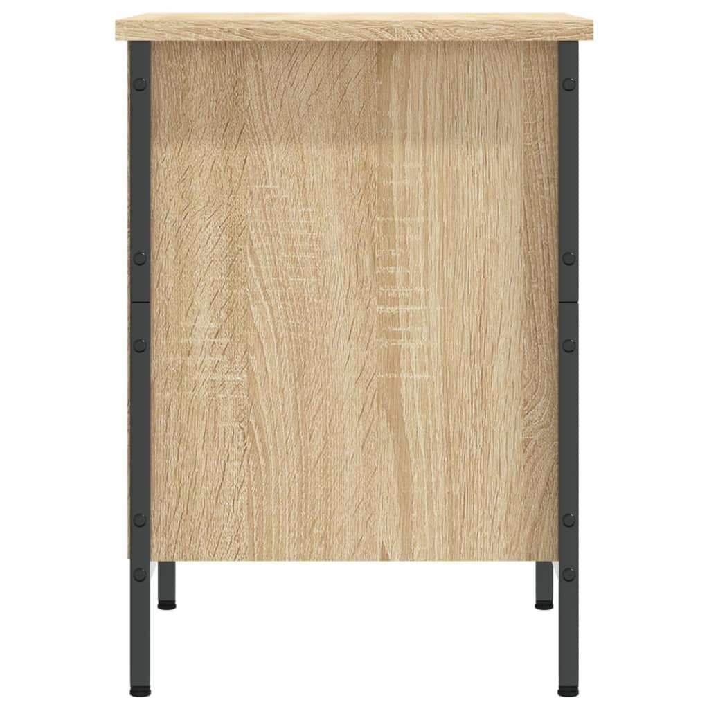 Étagère à chaussures chêne Sonoma 38x35x50 cm en bois