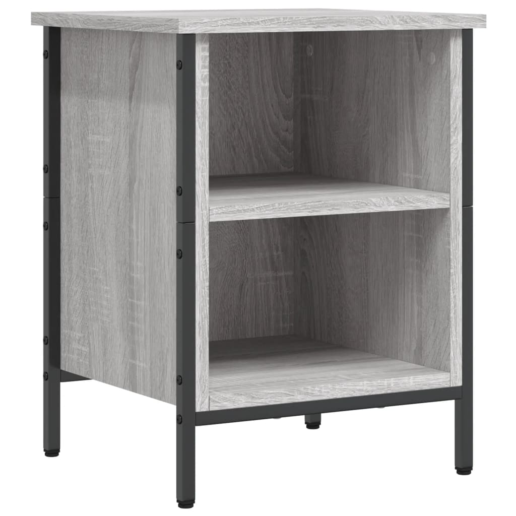 Étagère à chaussures gris Sonoma 38x35x50 cm en bois
