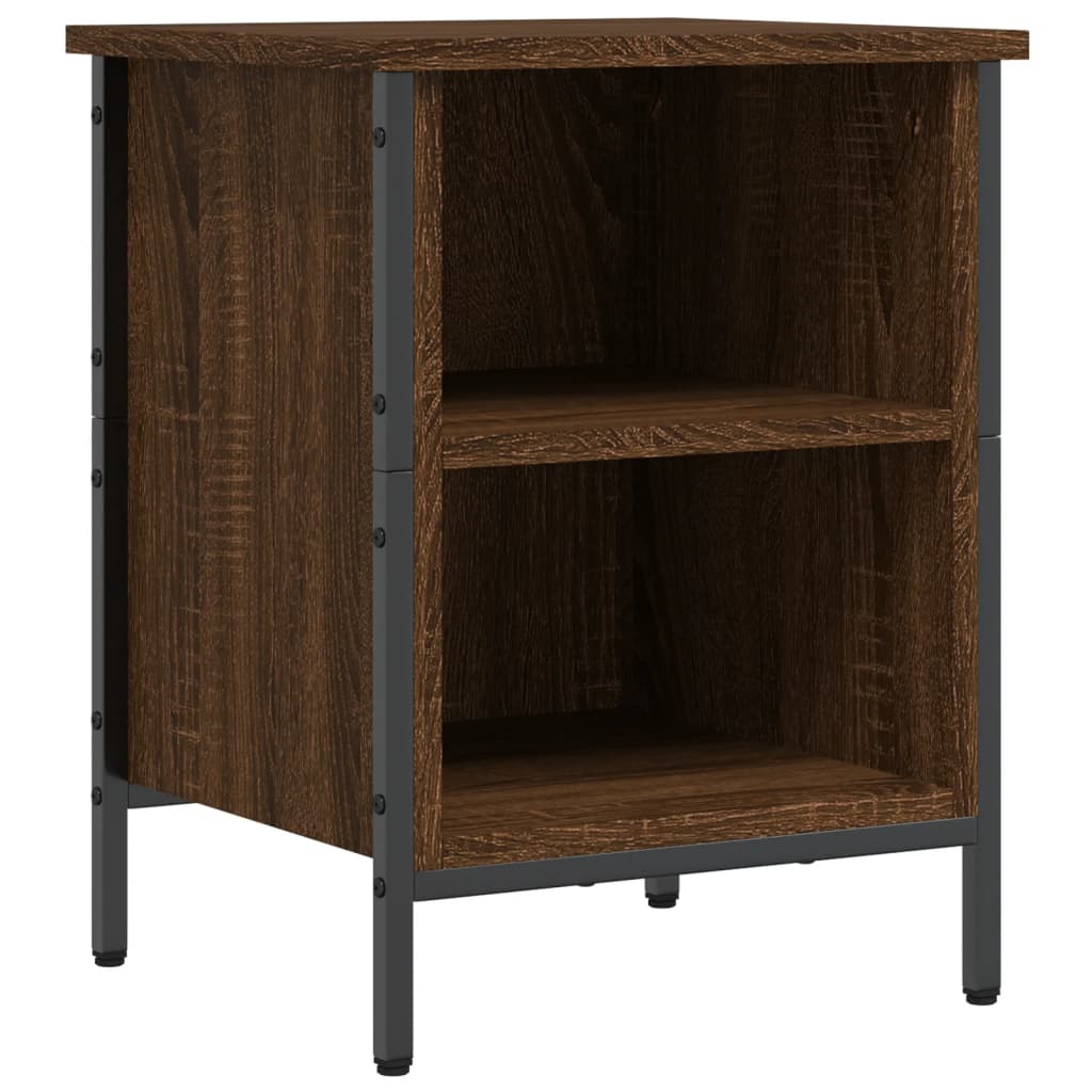 Shoe rack brown oak look 38x35x50 cm made of wood