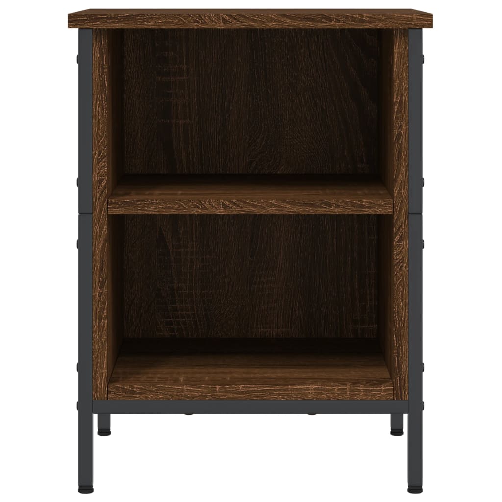 Shoe rack brown oak look 38x35x50 cm made of wood