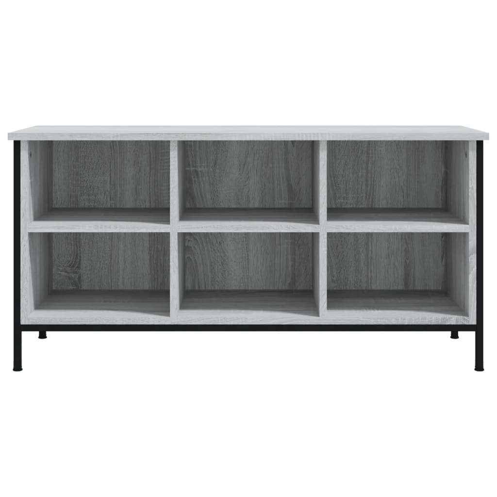 Étagère à chaussures gris Sonoma 100x35x50 cm en bois