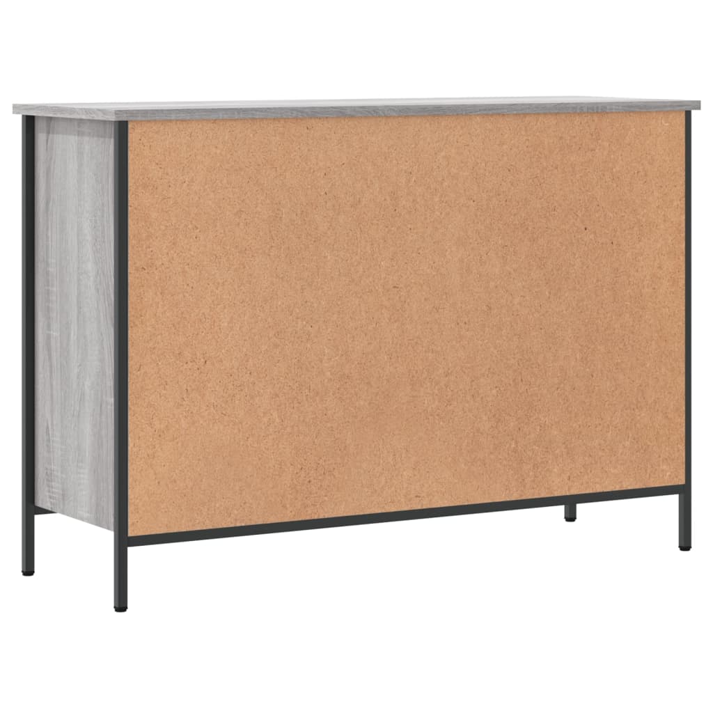 Étagère à chaussures gris Sonoma 100x35x70 cm en bois