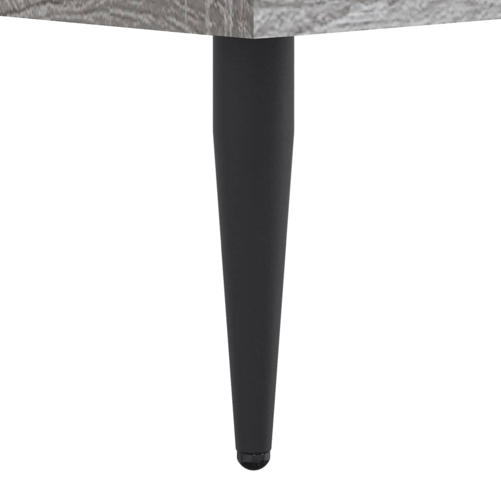 Bettgestell ohne Matratze Grau Sonoma 180x200 cm Holzwerkstoff