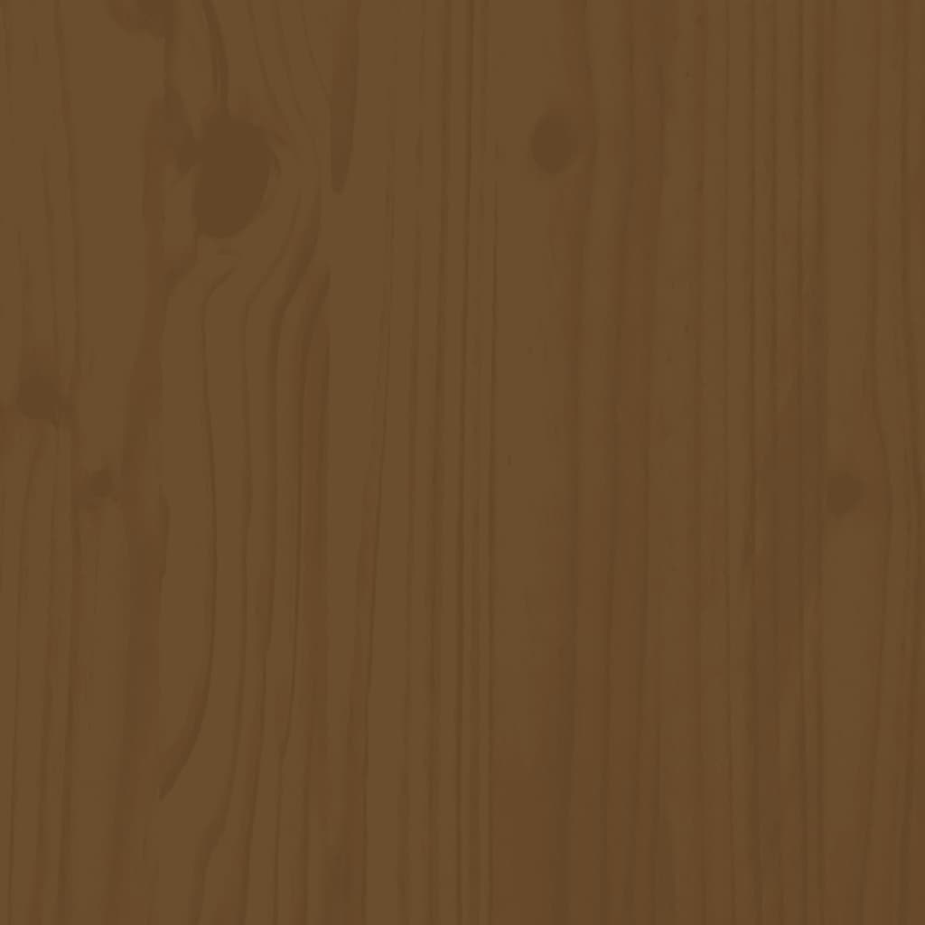 Raised bed honey brown 101x50x57 cm solid pine wood