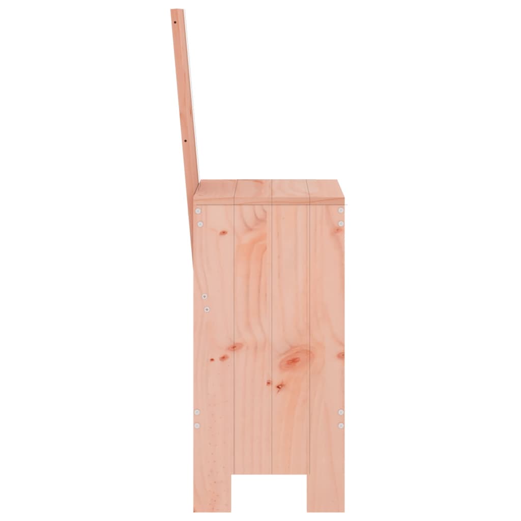 Bar stools 2 pieces 40x42x120 cm solid Douglas fir wood