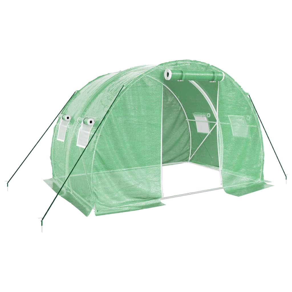 Greenhouse with steel frame Green 6 m² 3x2x2 m
