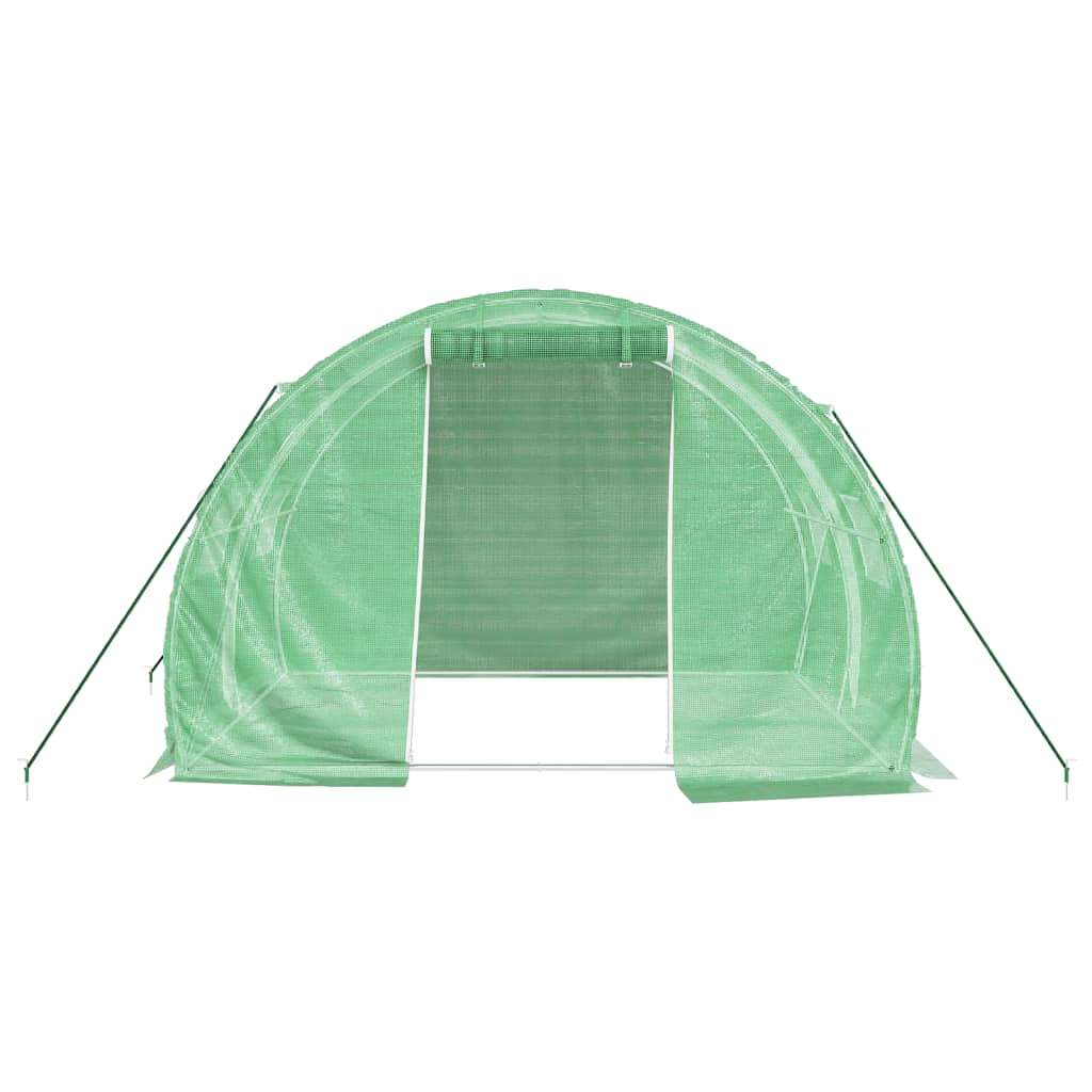 Greenhouse with steel frame Green 6 m² 3x2x2 m