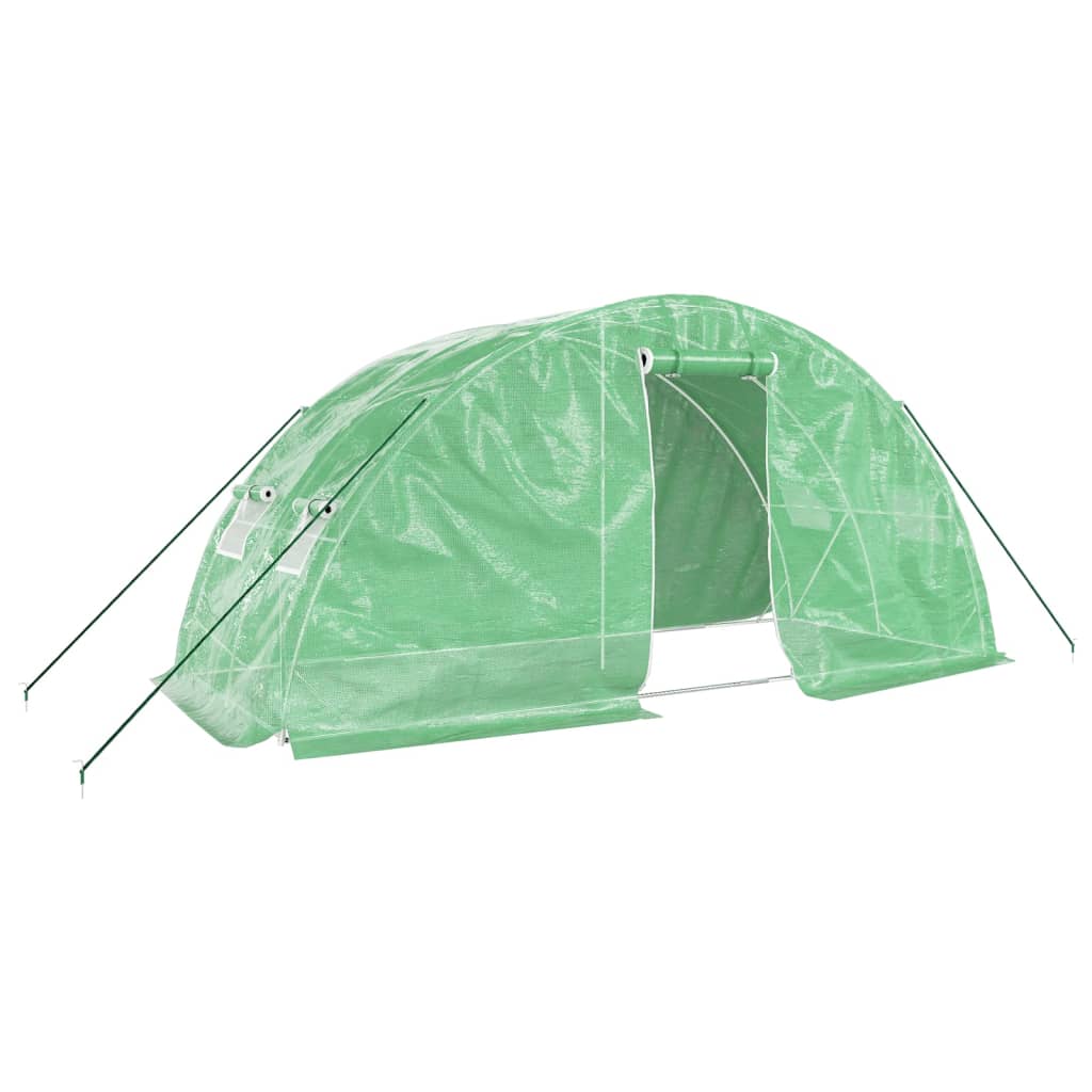 Greenhouse with steel frame Green 10 m² 5x2x2.3 m