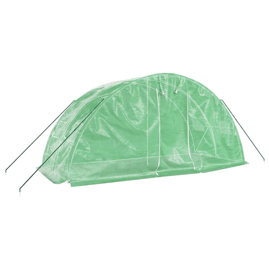 Greenhouse with steel frame Green 10 m² 5x2x2.3 m