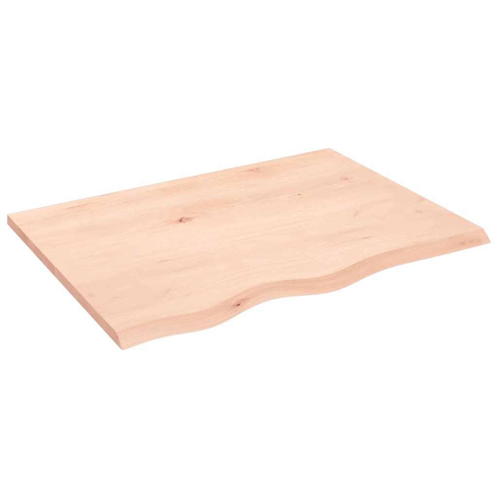 Etagère murale 80x60x2 cm bois de chêne massif non traité
