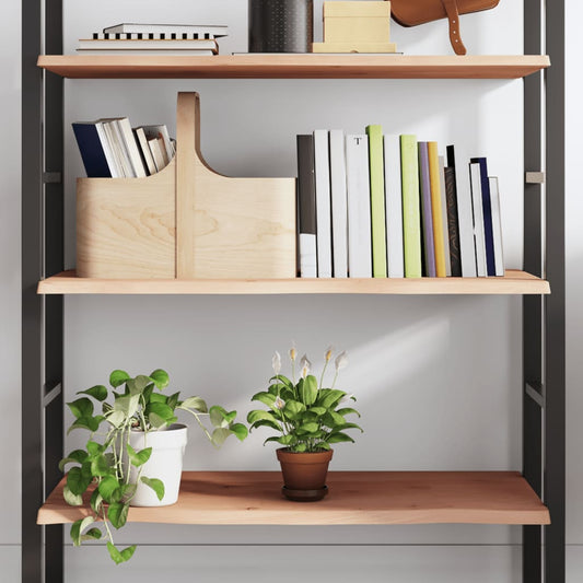 Wall shelf 80x60x2 cm solid oak wood untreated