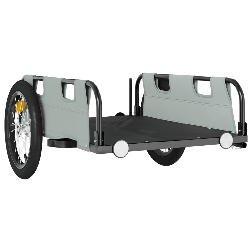 Bicycle trailer gray Oxford fabric and iron