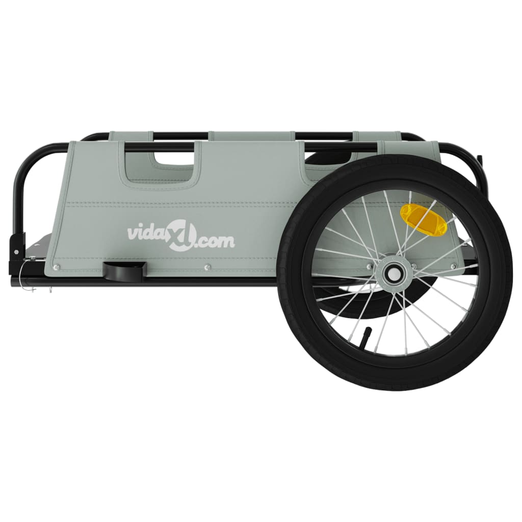 Bicycle trailer gray Oxford fabric and iron
