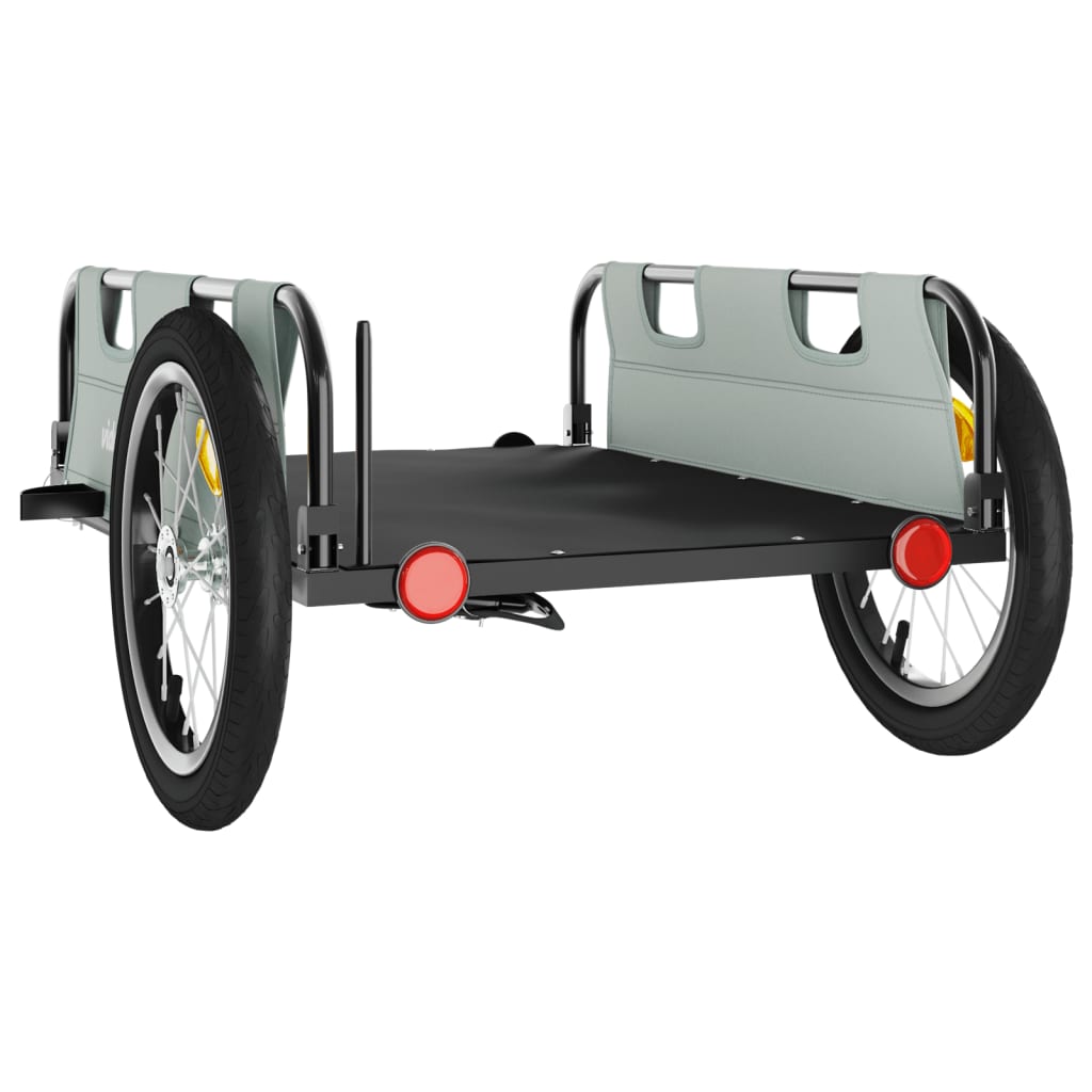 Bicycle trailer gray Oxford fabric and iron