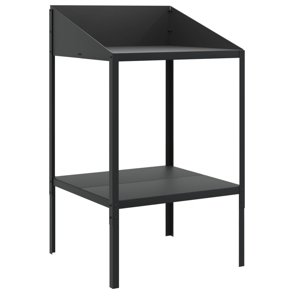 Plant stand anthracite 56.5x54.5x100 cm galvanized steel