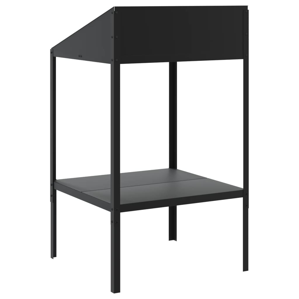 Plant stand anthracite 56.5x54.5x100 cm galvanized steel