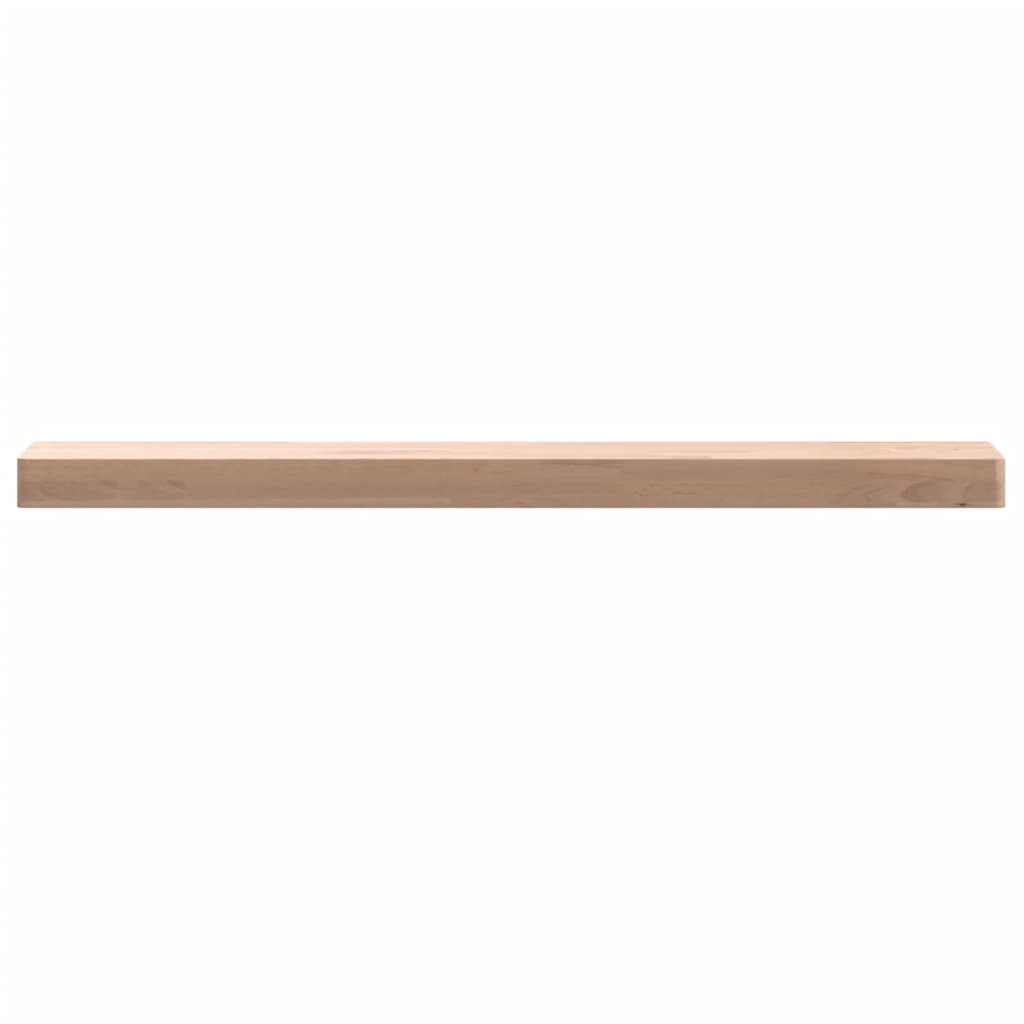 Wall shelf 80x20x4 cm solid beech wood