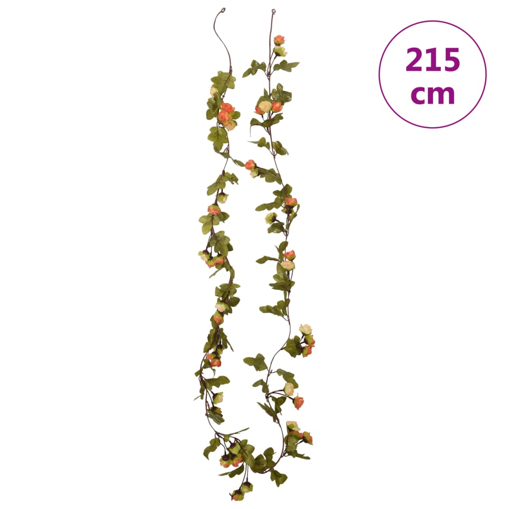 Weihnachtskränze Blumen 6 Stk. Sonnenuntargang 215 cm