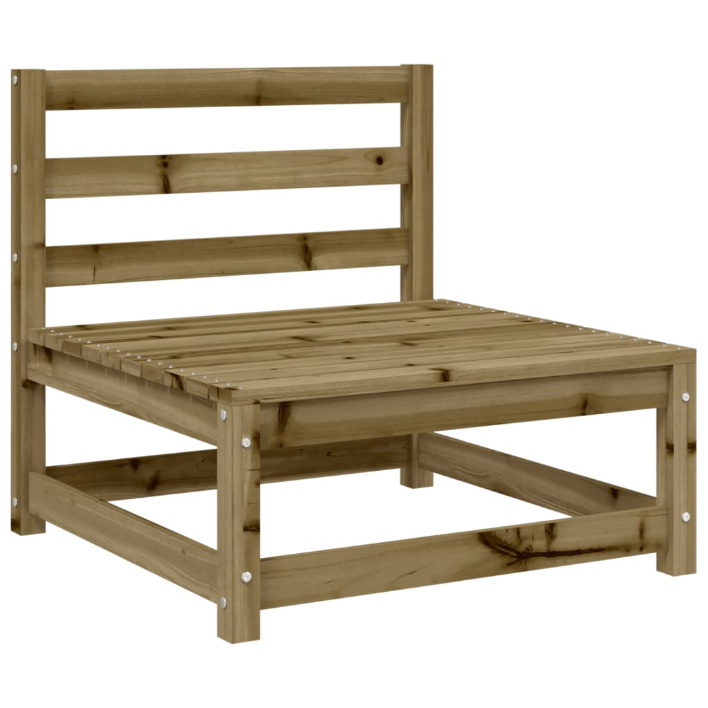 Garden sofa 2-seater impregnated pine wood