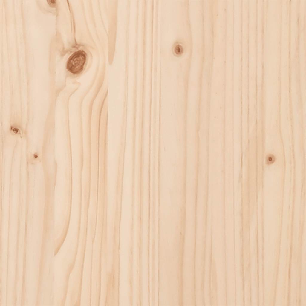 Canapés de jardin sans accoudoirs avec coussins 2 pièces.Bois de pin massif