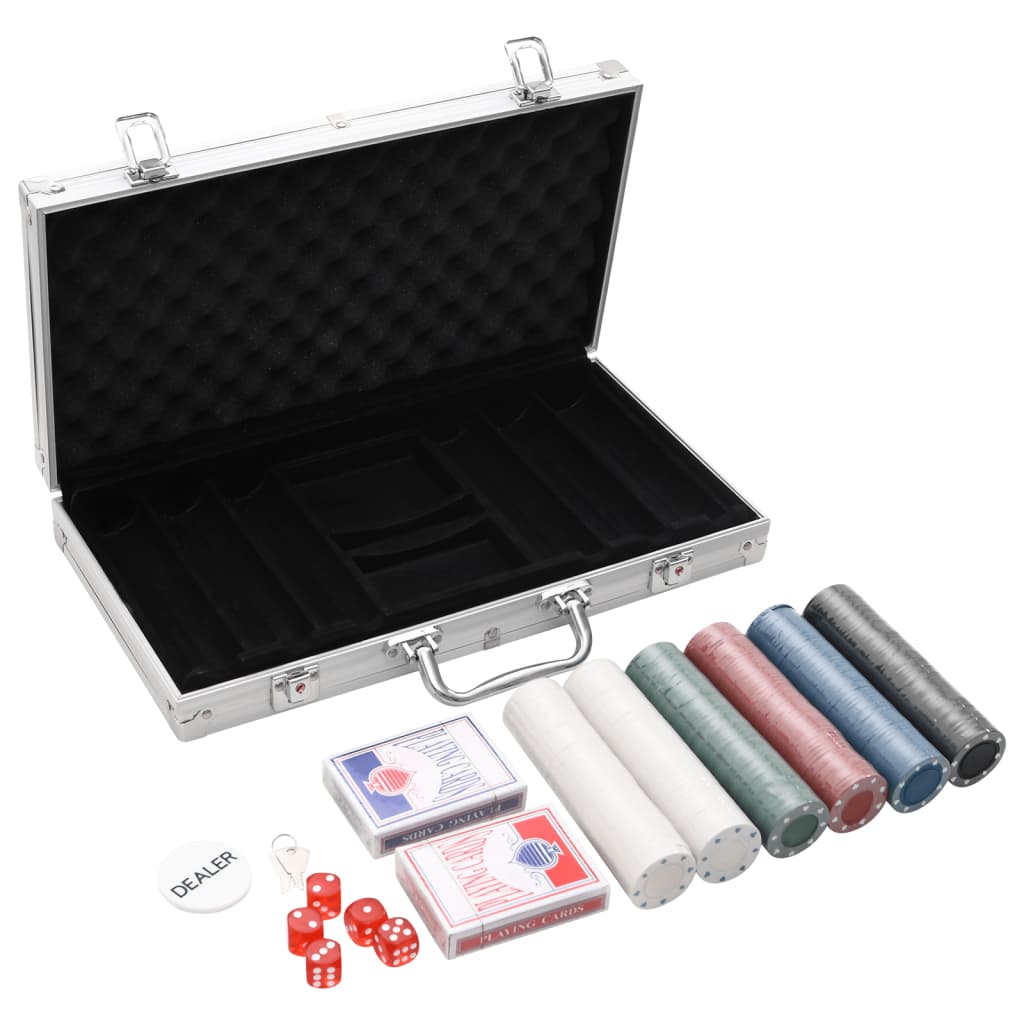 Poker chips set 300 pieces 4 g