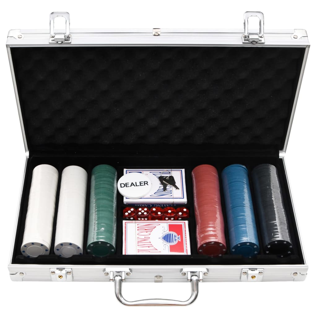 Poker chips set 300 pieces 4 g