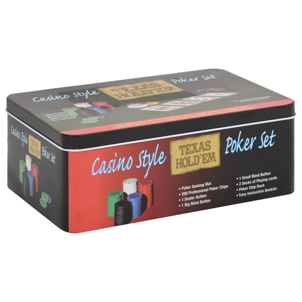 Poker chips set 200 pieces 4 g