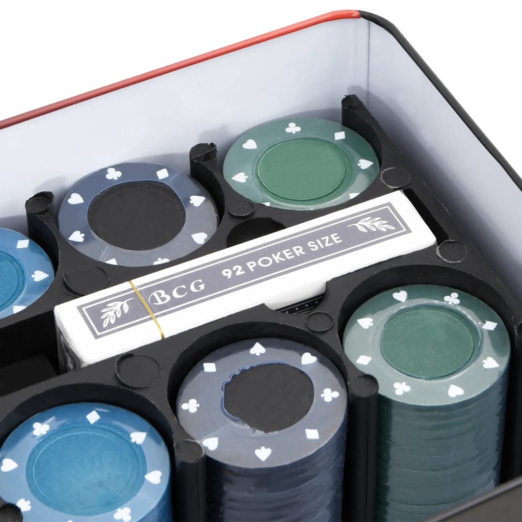 Poker chips set 200 pieces 4 g