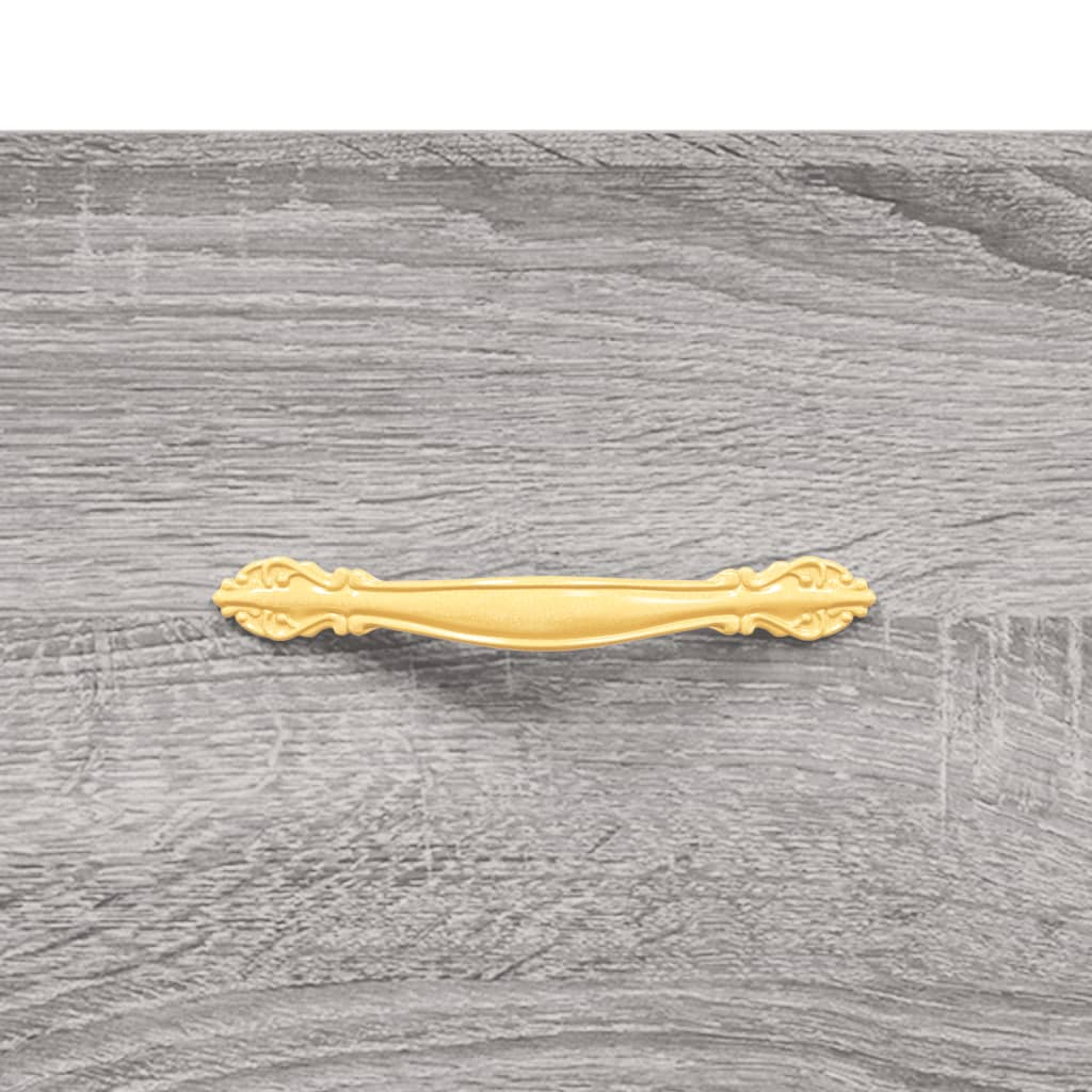 Étagère à chaussures gris Sonoma 102x36x60 cm en bois