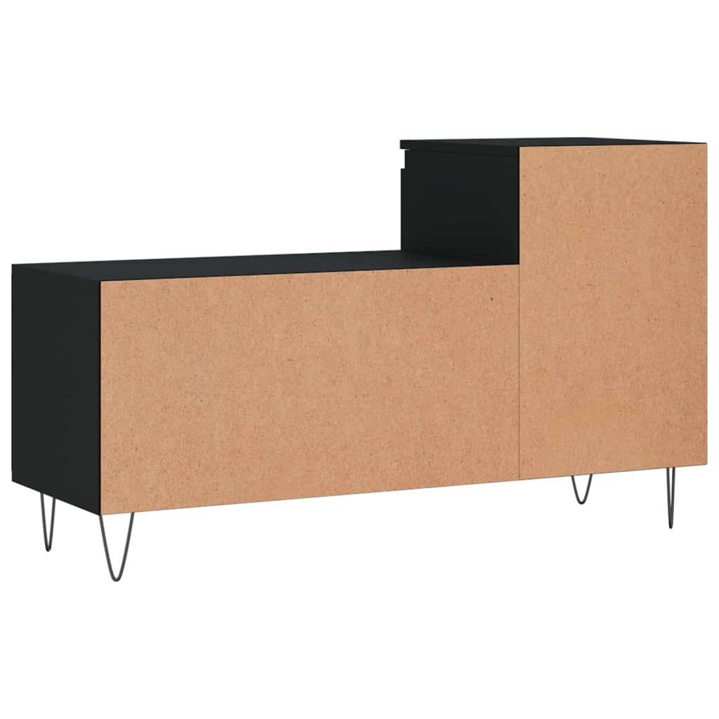 Étagère à chaussures noir 102x36x60 cm en bois