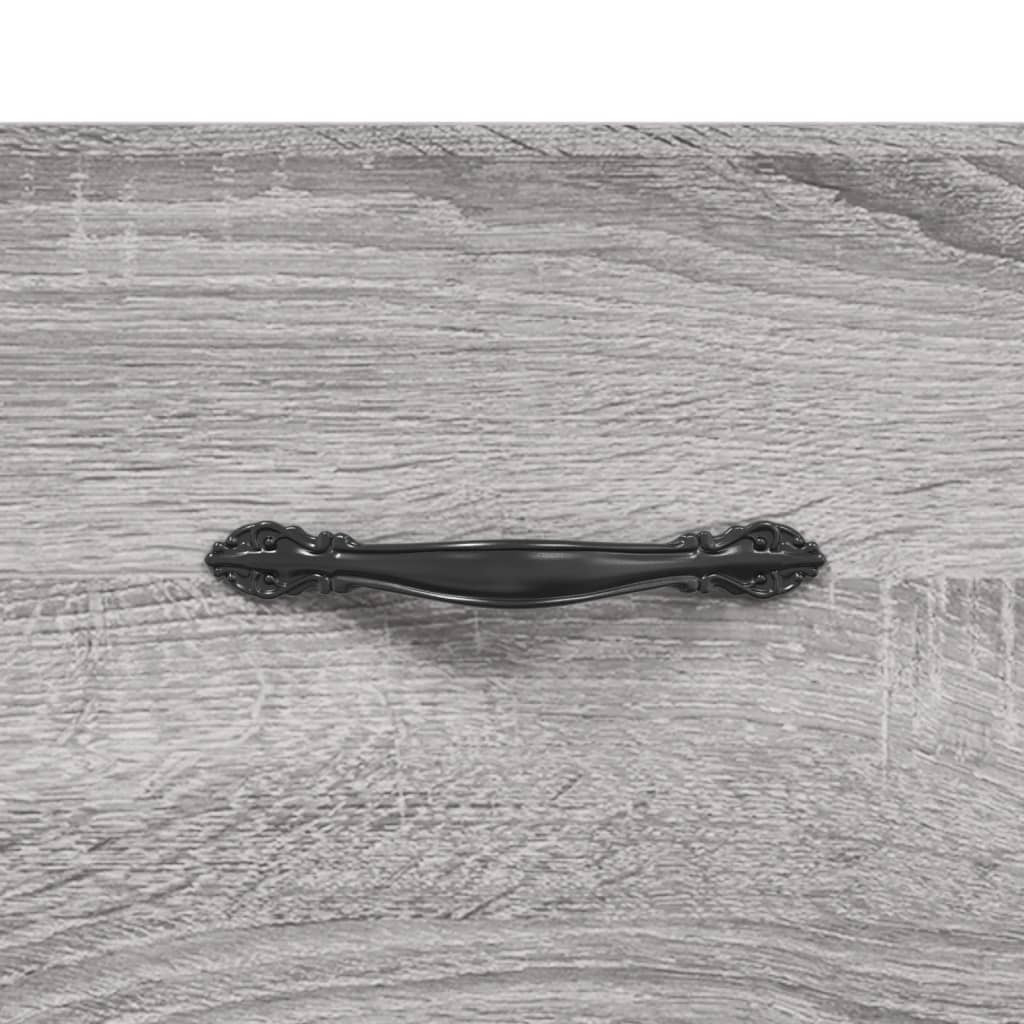 Étagère à chaussures gris Sonoma 102x36x60 cm en bois