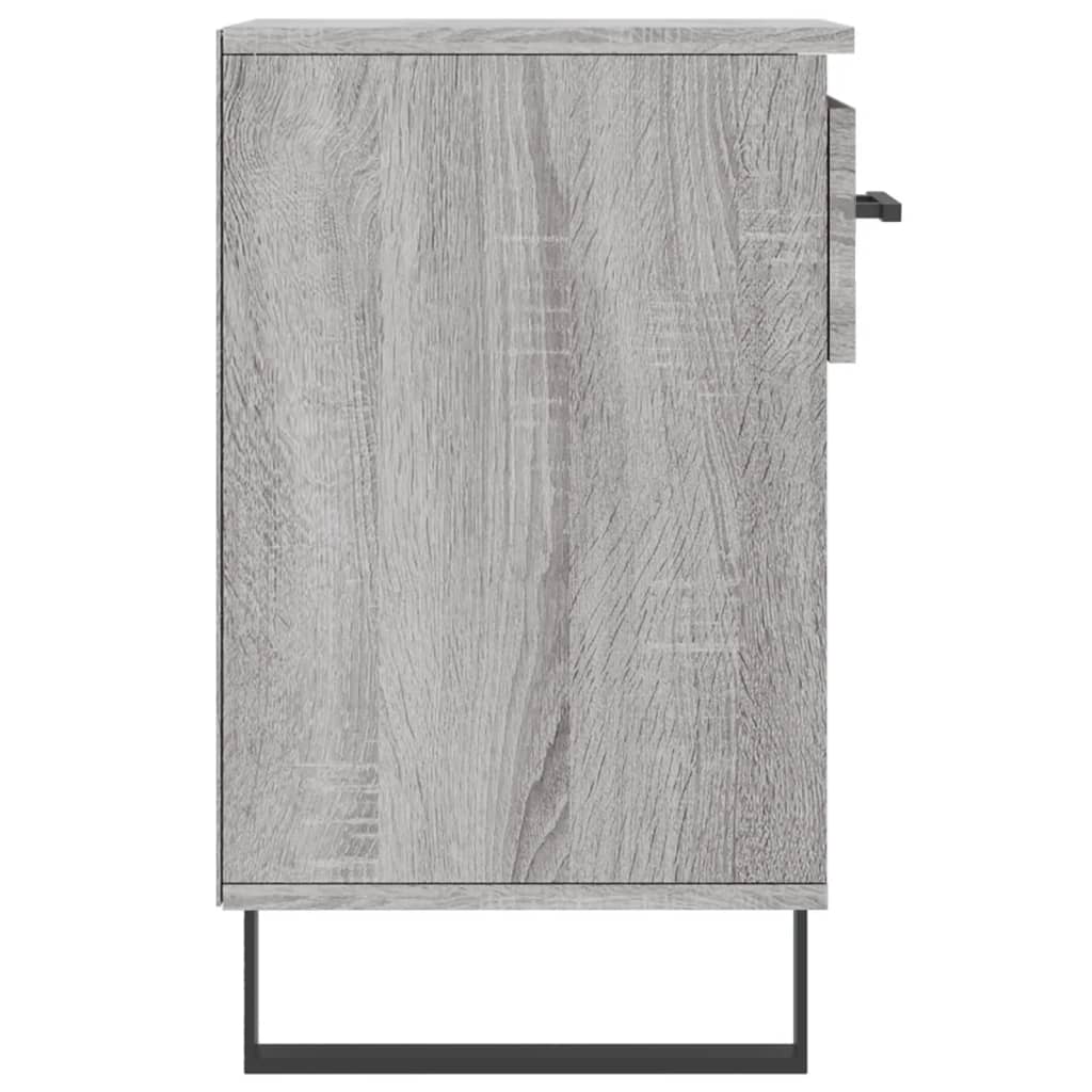 Étagère à chaussures gris Sonoma 102x36x60 cm en bois