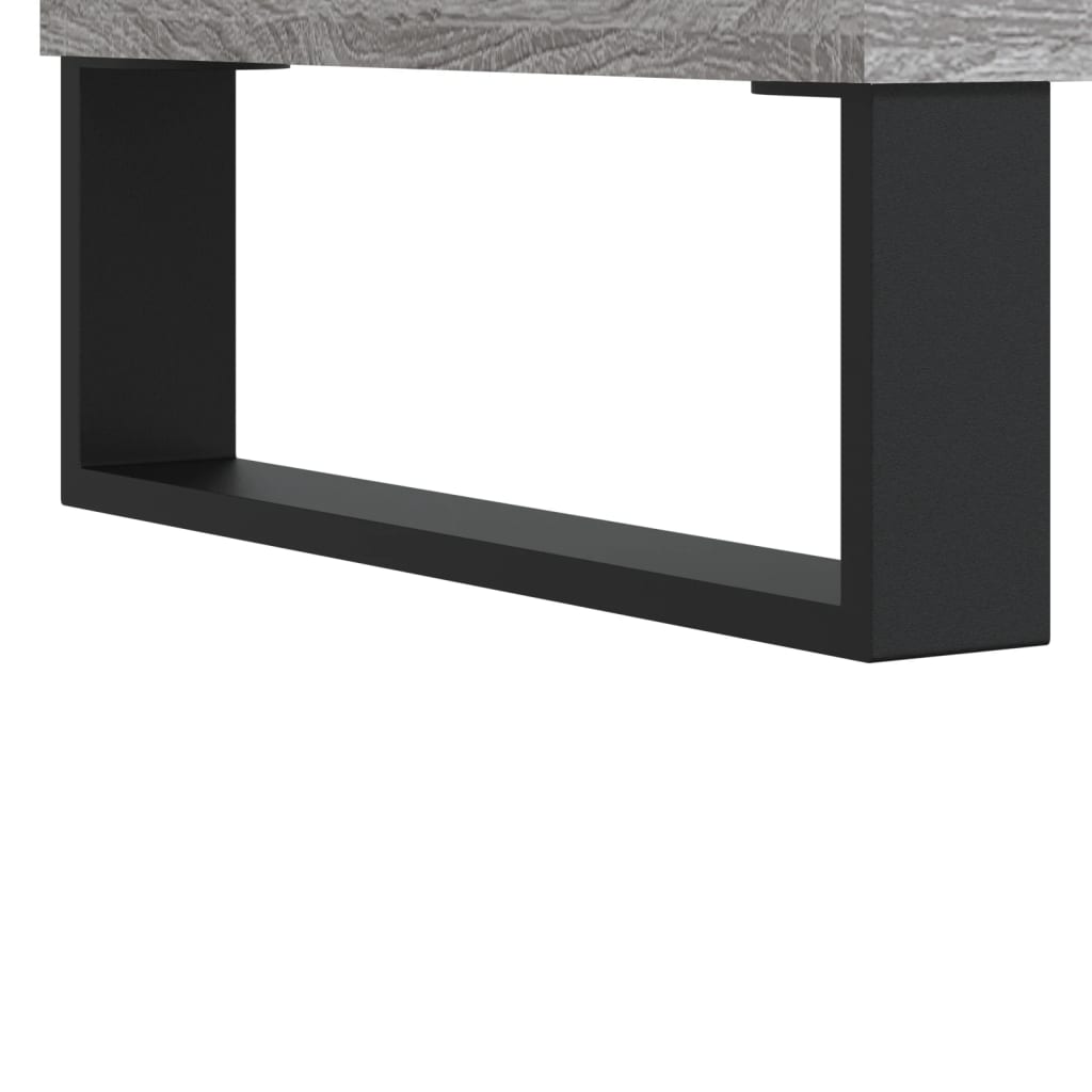 Étagère à chaussures gris Sonoma 102x36x60 cm en bois