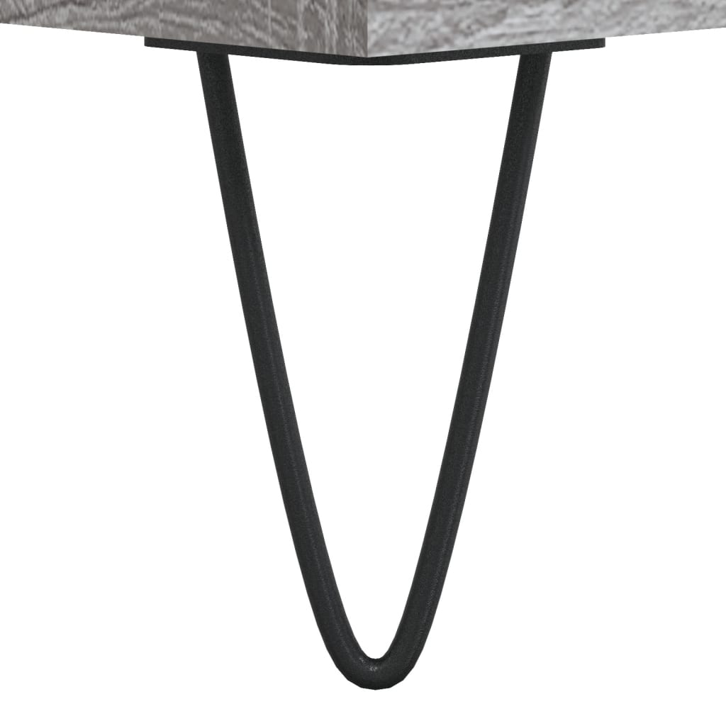 Étagère à chaussures gris Sonoma 102x36x60 cm en bois