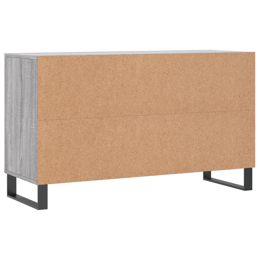 Étagère à chaussures gris Sonoma 102x36x60 cm en bois