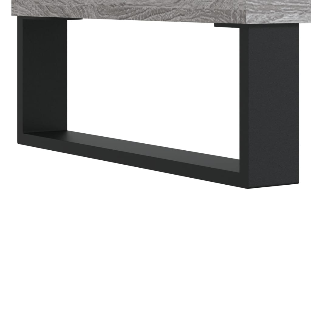 Étagère à chaussures gris Sonoma 102x36x60 cm en bois