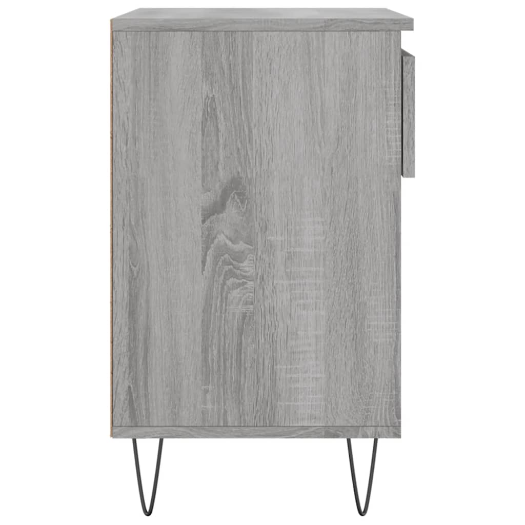 Étagère à chaussures gris Sonoma 70x36x60 cm en bois